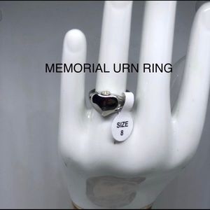 Heart Memorial Urn Ring 7